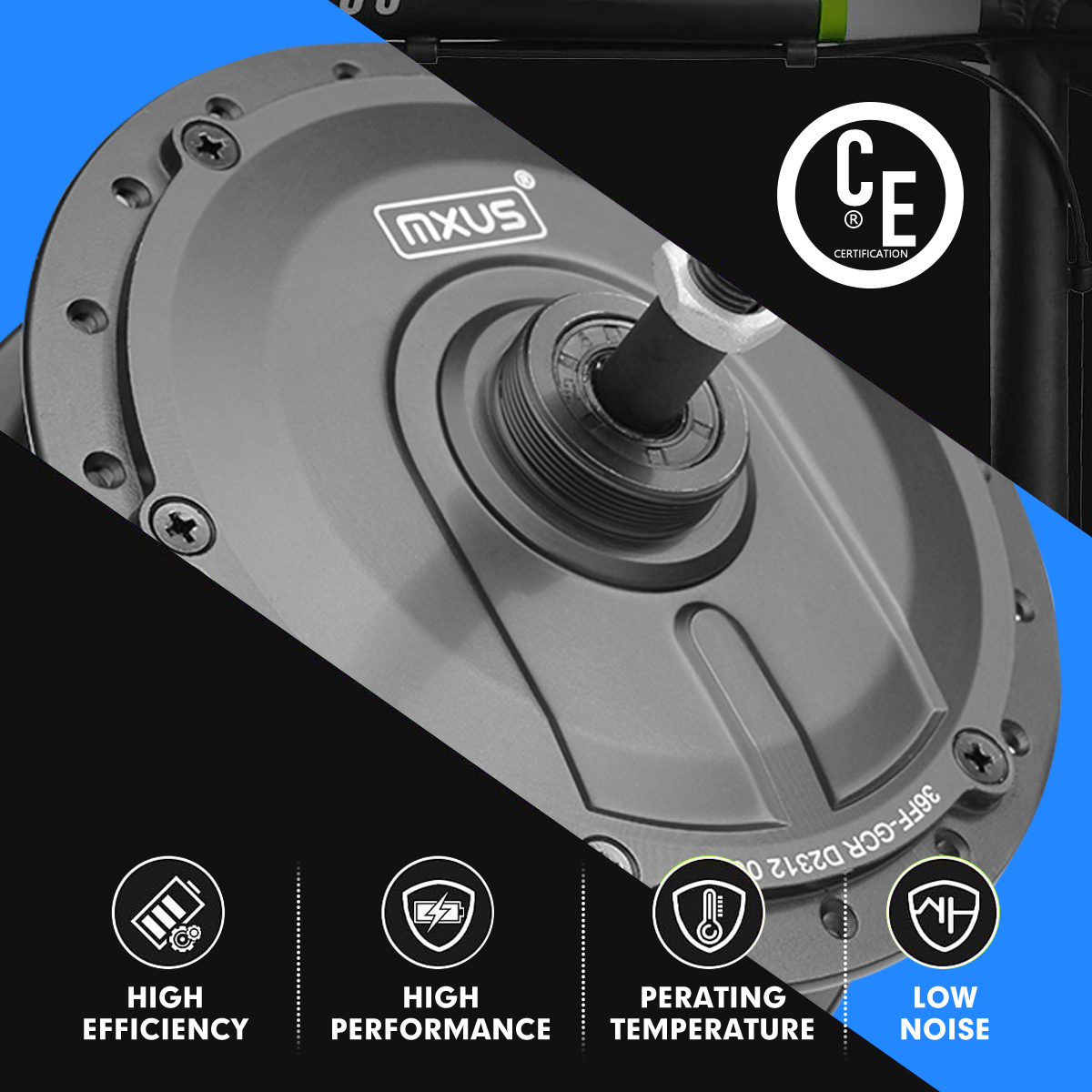 MXUS Brand Ebike Hub Motor XF1 - Dynamo Hub Front ulasan dan harga