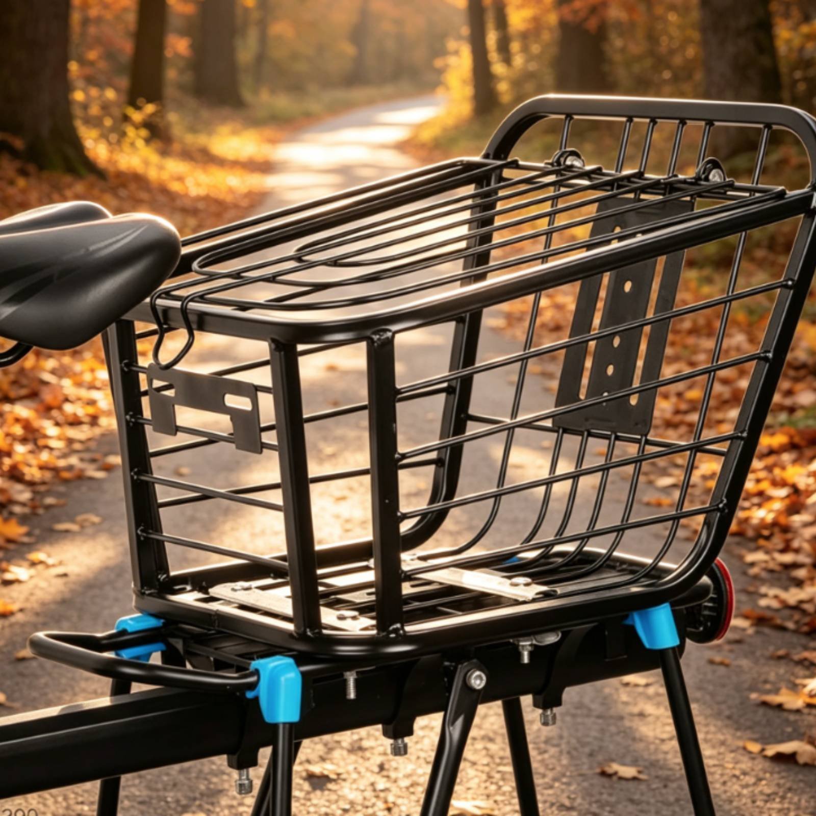 Folding Rear Bike Basket Folda - Cycling Commute Gear ulasan dan harga