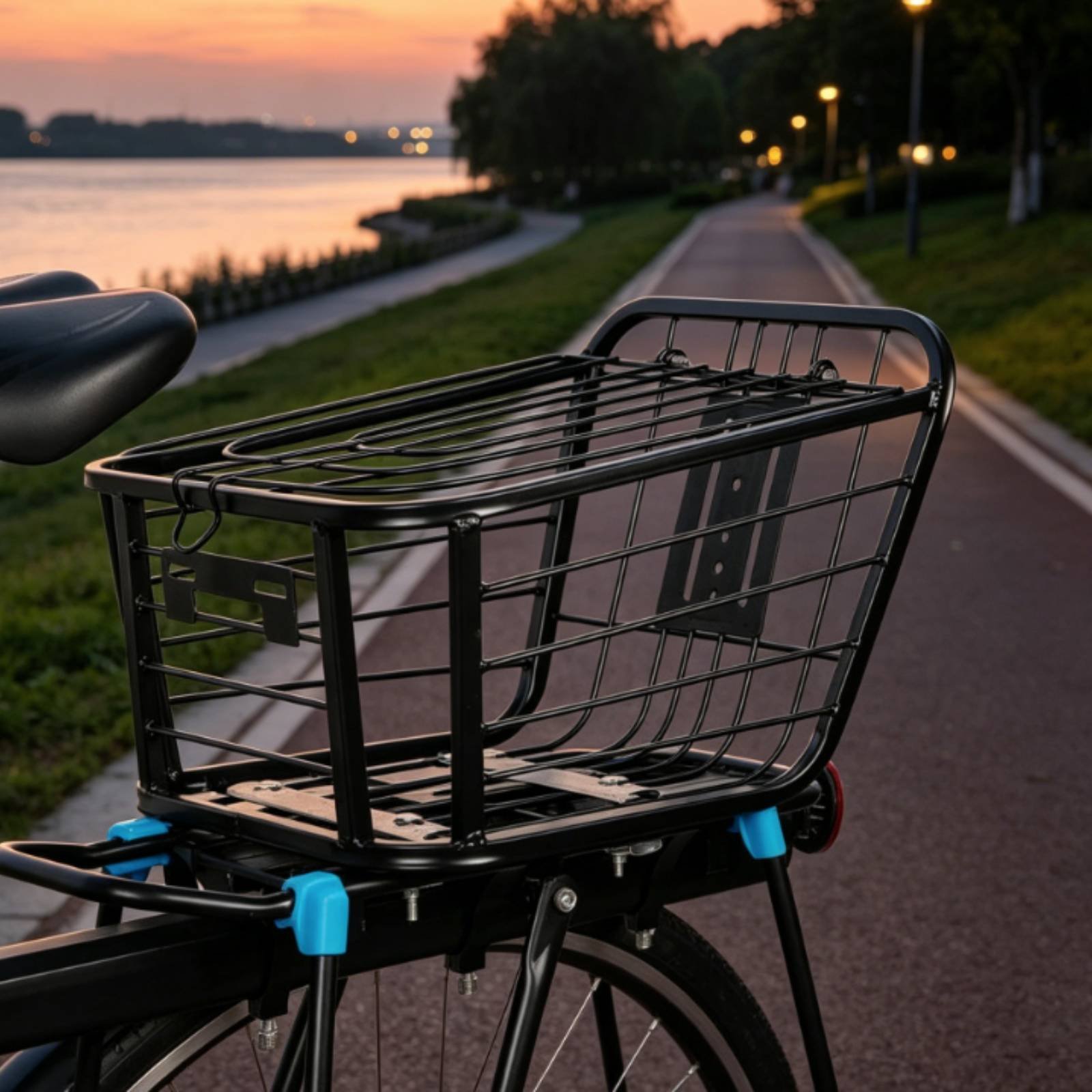 Folding Rear Bike Basket Folda - Cycling Commute Gear ulasan dan harga