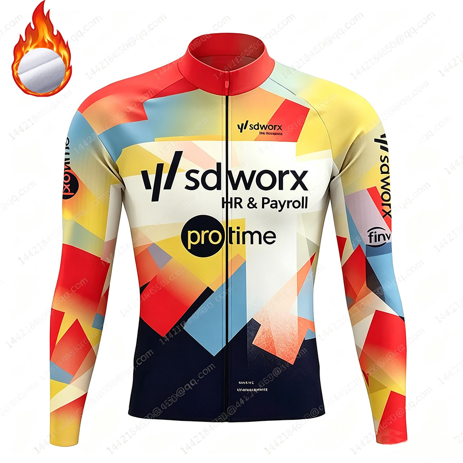 SD Worx 2026 Team-Thermal Flee - Cycling Commuter Jacket ulasan dan harga