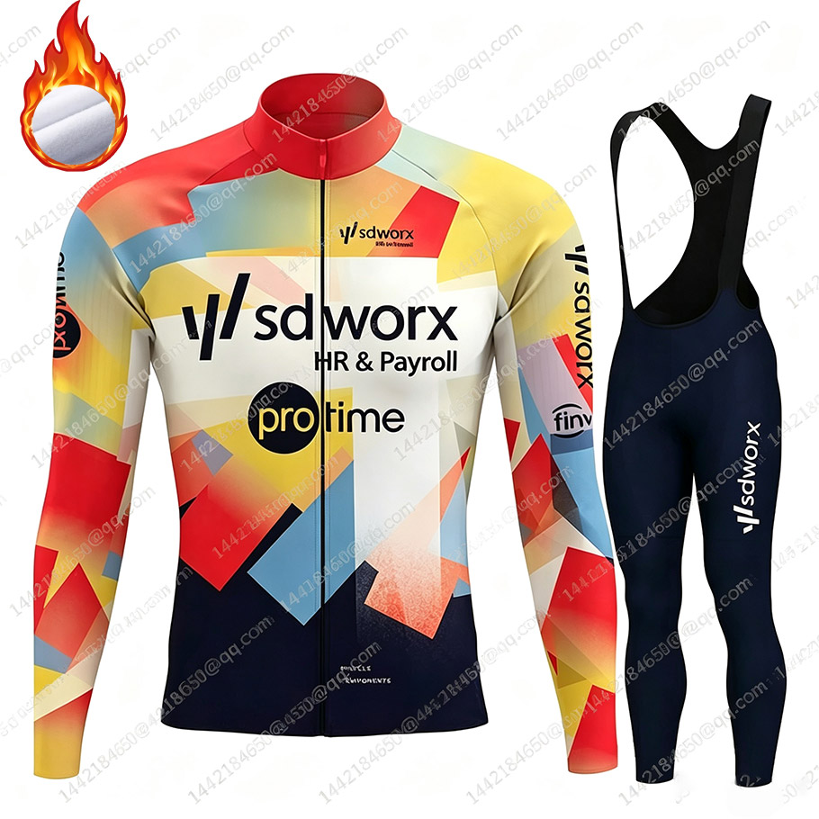 SD Worx 2026 Team-Thermal Flee - Cycling Commuter Jacket ulasan dan harga