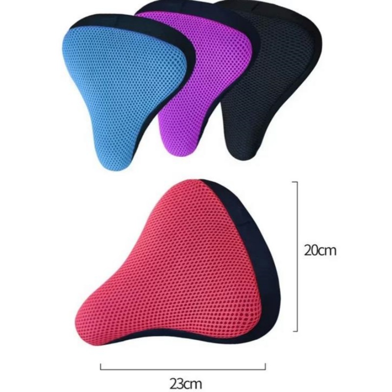 1PC 3D Soft Silicone Bike Seat - Commuting By Bike ulasan dan harga